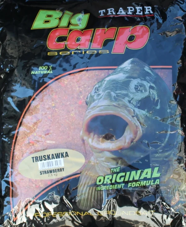 Online Big Carp Strawberry Mansikantuoksuinen mäski 2,5kg Mäskit