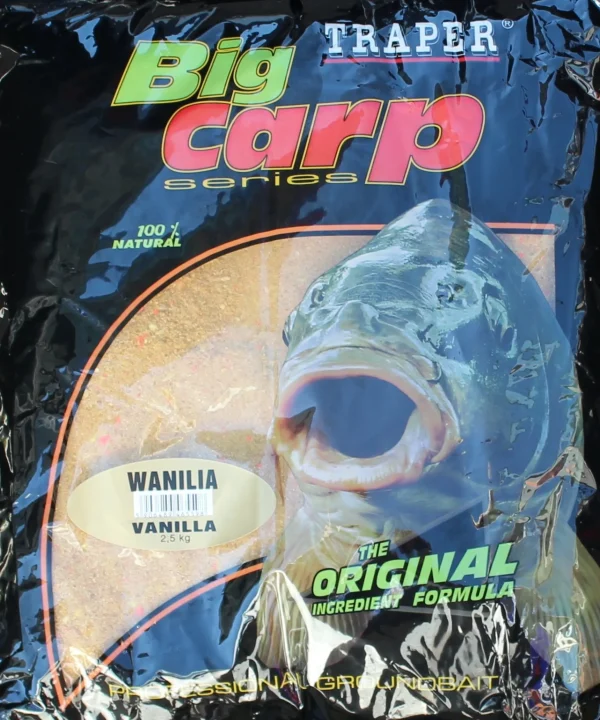 Clearance Big Carp Vanilla Vaniljantuoksuinen mäski 2,5kg Mäskit