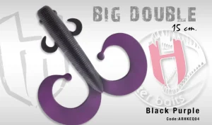 Best Big Double Black Purple 5,9" 140mm 52g Jigit