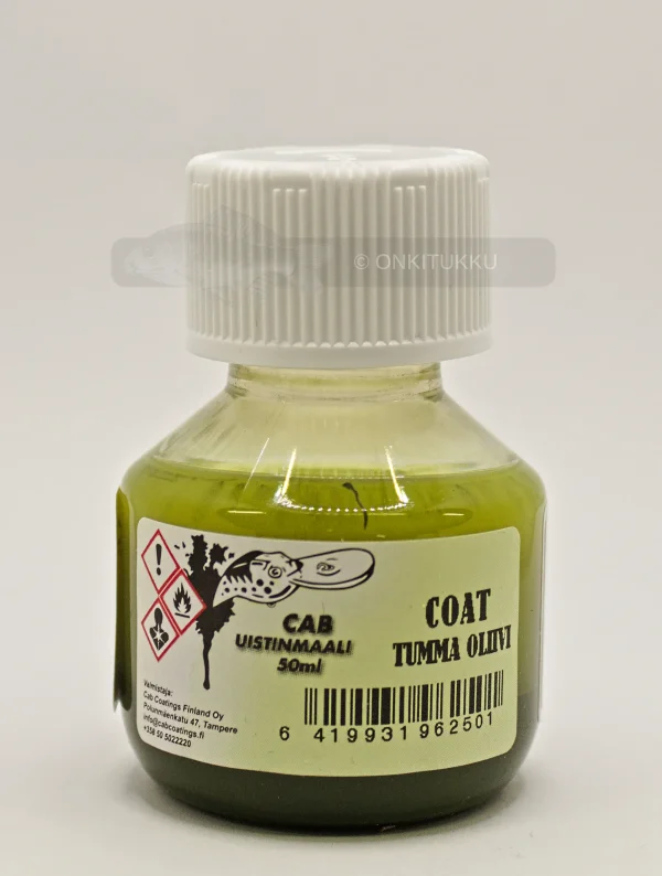 Clearance Cab Coat Tumma oliivi 50ml Värit Ja Pigmentit