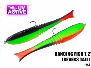 Online Dancing Fish R (7,2") 180mm väri 102 UV Jigit