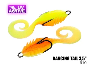 Discount Dancing Tail (3,5") 88mm väri 910 UV 2kpl Jigit