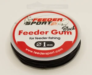 Fashion Feeder Gum Black 1mm 10m Onkitarvikkeet