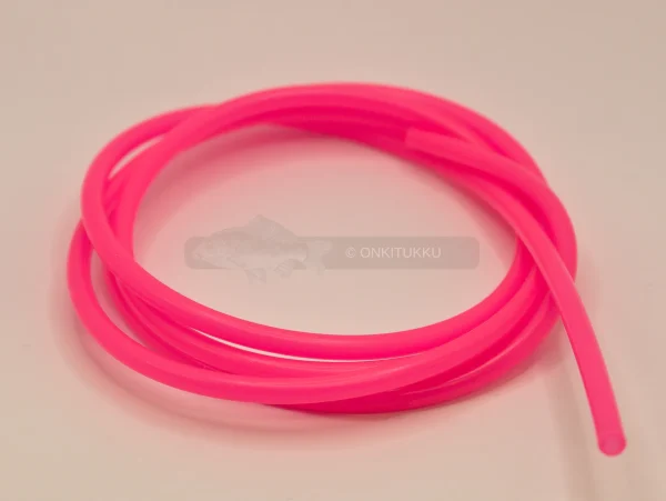 Discount Silikoniletku fluor pinkki 2mm 1m Perhonsidonta