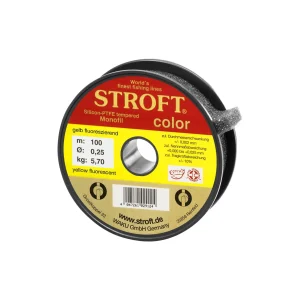 New Stroft Color Fluor keltainen 0,18mm 3,1kg 100m Siimat