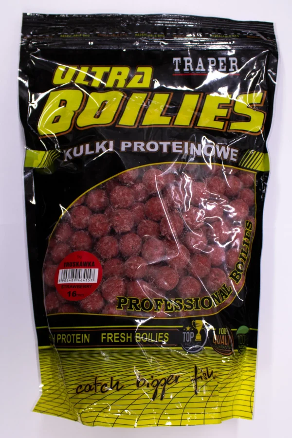 Outlet Ultra Boilie 16mm Mansikka 1kg Boiliet Pelletit Ja Dipit