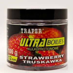 Best Ultra boilies Strawberry, mansikka 12mm 100g Boiliet Pelletit Ja Dipit