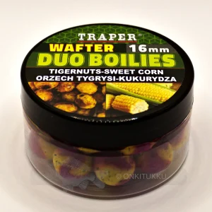 Online Wafter Duo Boilies Tigernuts/Sweet corn, maamanteli/maissi 16mm 40g Boiliet Pelletit Ja Dipit