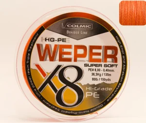 Outlet Weper X8 Oranssi 0,35mm 29,5kg 135m Siimat